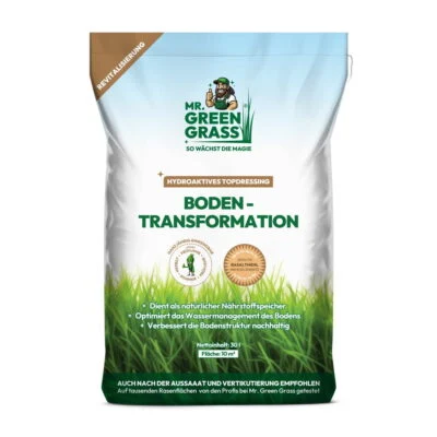 Hydroaktives Topdressing – Bodentransformation – Mr. Green Grass®