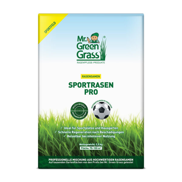 Spiel- und Sportrasen Pro – Rasensamen – Mr. Green Grass®