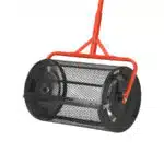 Die Gitteröffnungen ermöglichen eine gleichmäßige Verteilung des Materials
